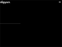 Tablet Screenshot of dapper.us